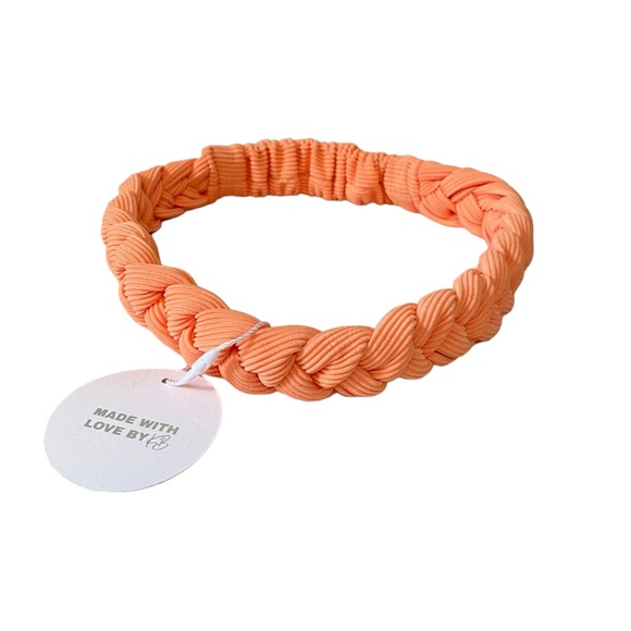 *NWT* Dew Edit by Kaitlyn Bristowe You Dew You Braided Headband Orange - Picture 1 of 11